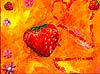 Erdbeere 123, Acryl auf Leinwand